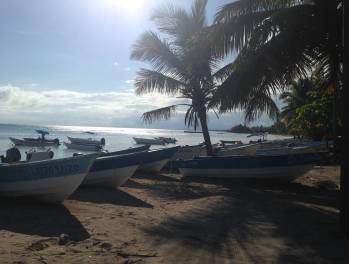 fishermen boats in bayahibe