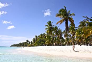 saona canto de la playa